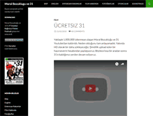 Tablet Screenshot of moralbozukluguve31.com